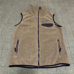 Gray Patagonia Synchilla Women’s Vest Full Zip Fleece